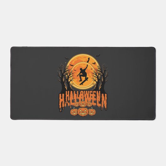 Conception de Lune de Skateboard d'Halloween Hallo (Recto)