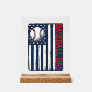 Conception de maillot de drapeau de papa de baseba
