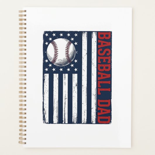 Conception de maillot de drapeau de papa de baseba (Devant)