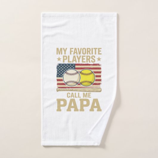 Conception de maillot de joueurs de baseball de so (Serviette à main)