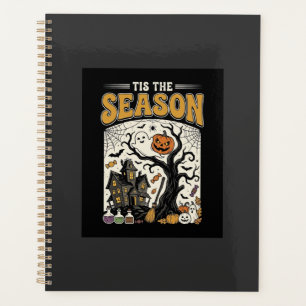 Conception de maison hantée Halloween c'est la sai