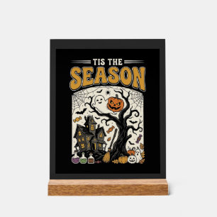 Conception de maison hantée Halloween c'est la sai
