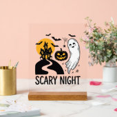 Conception de maison hantée Halloween de nuit effr (Mariage)