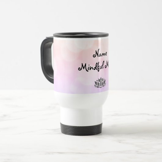 Conception de maman Mineur Voyage Mug (Devant gauche)