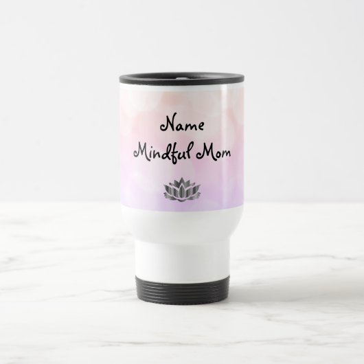 Conception de maman Mineur Voyage Mug (Centre)