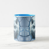Conception de manchon de mug 3d loup Trou dans le (Centre)