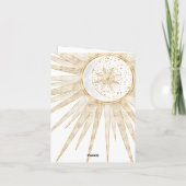 Conception de mandala de soleil et de lune avec de (Dos)