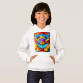 Conception de Mandala Florale colorée (Devant entier)