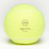 Conception de marque de balle de tennis établie av (Devant)