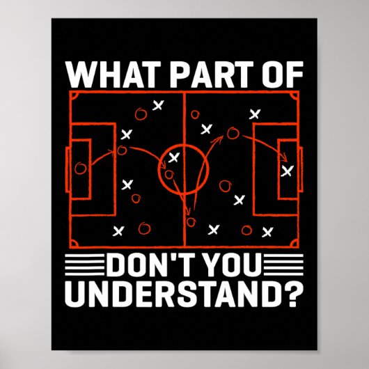 Conception de mème de tableau de stratégie de foot (Devant)