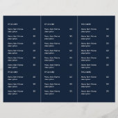 Conception de menu à emporter avec logo de restaur (Dos)