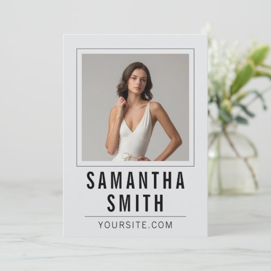 Conception de Modèle de carte Comp Modèle imprimab (Debout devant)