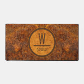 Conception de monogramme de bois de Burlington (Recto)