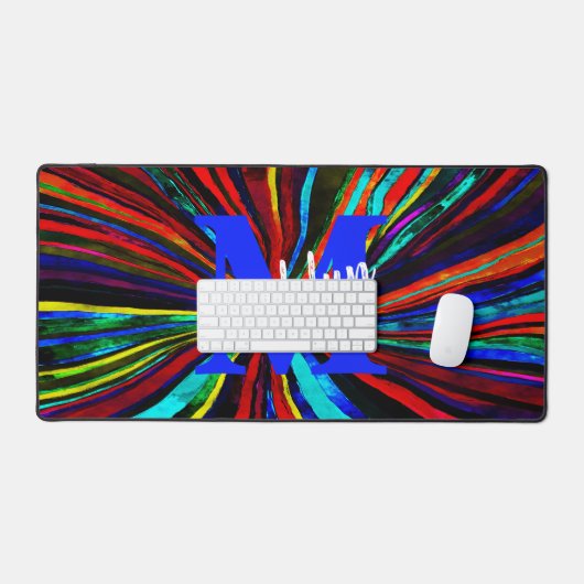 CONCEPTION DE MONOGRAMME DE STRIPE FUNKY WATERCOLO (Clavier et souris)