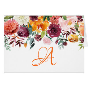 Conception de Monogramme Floral moderne Customisée