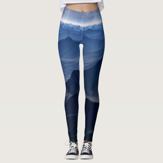 conception de montagne Leggings tout-sur-impressio (Devant)