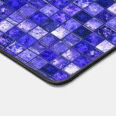 Conception de mosaïque bleue abstraite avec textur (Coin)