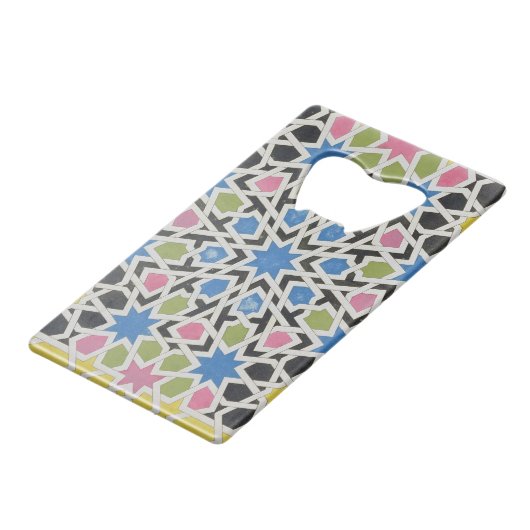 Conception de mosaïque d'Alhambra, 'de l'Arabe (Devant Angle)