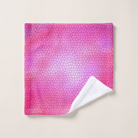 Conception de mosaïque de roses indien (Gant de toilette)