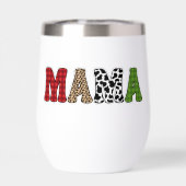 Conception de motif à carreaux de maman Noël (Arrière)