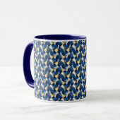 Conception de motif abstrait 1212 - Tasse à café (Devant gauche)