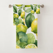 Conception de motif aquarelle citrons (En situation)