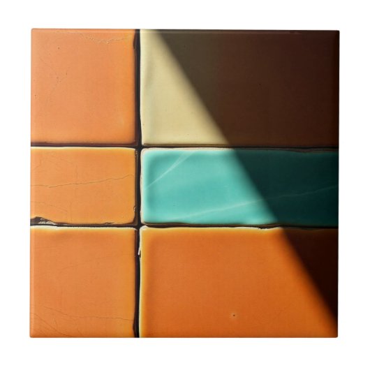 Conception de motif de carreau géométrique moderne (Devant)