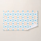 Conception de motif de chat mignon pour les amateu (Serviette à main)
