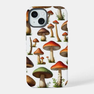 Conception de motif de collection de champignons