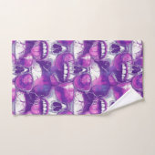 Conception de motif de crâne avec lunettes de sole (Serviette à main)