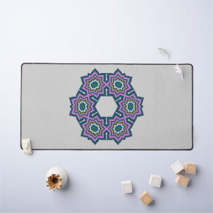 conception de motif de mandala de géométrie floral