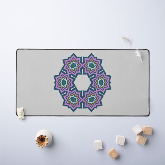 conception de motif de mandala de géométrie floral (Tableau pour enfants)