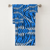 Conception de motif de peau d'animal Tigre Bleu (En situation)