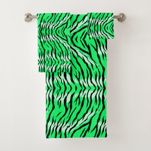 Conception de motif de peau d'animal Tigre vert (En situation)
