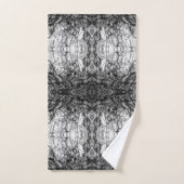 Conception de motif de photo en noir et blanc d'éc (Serviette à main)