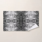 Conception de motif de photo en noir et blanc d'éc (Serviette à main)