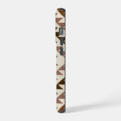 Conception de motif diamant aztèque Brun+Crème (Côté gauche)