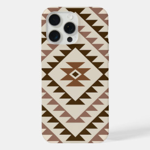 Conception de motif diamant aztèque Brun+Crème