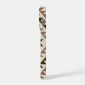 Conception de motif diamant aztèque Brun+Crème (Côté gauche)