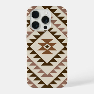 Conception de motif diamant aztèque Brun+Crème