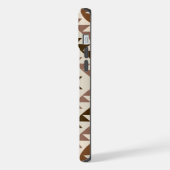 Conception de motif diamant aztèque marron+crème (Côté gauche)