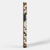 Conception de motif diamant aztéque marron+crème (Côté droit)
