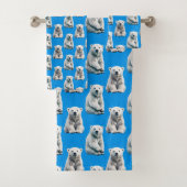 Conception de motif d'ours polaire bleu (En situation)