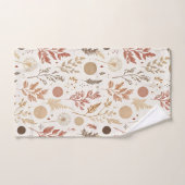 Conception de motif floral boho botanique 396 (Serviette à main)