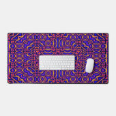 Conception de motif kaléidoscope rétro chic (Clavier et souris)
