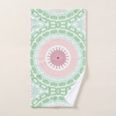 Conception de motif mandala pastel doux (Serviette à main)