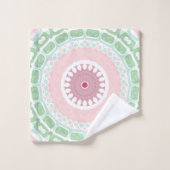 Conception de motif mandala pastel doux (Gant de toilette)