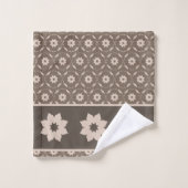 Conception de motif sans couture de fleur étoile s (Gant de toilette)