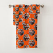 Conception de motif tête de tigre orange  (En situation)
