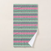Conception de motifs aztèques colorés (Serviette à main)